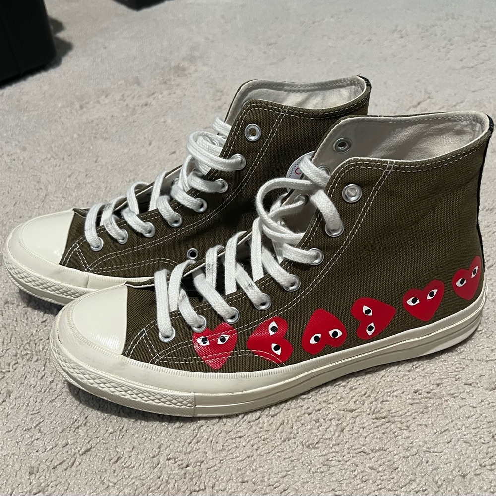 CONVERSE X COMME DES GARCONS PLAY Chuck High Multi Heart